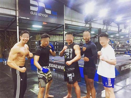 Group CrossFit training